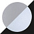 Лейбл светоотражающий Tao Round, L, серый - миниатюра - рис 5.