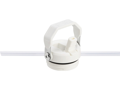 Бутылка для воды объемом 1,06 литра с откидной трубочкой Stanley IceFlow™ 2.0 - Frosted white - рис 3.