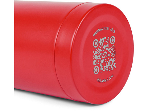 Термос Relaxika 101 (0,75 литра), красный (без лого) - рис 10.