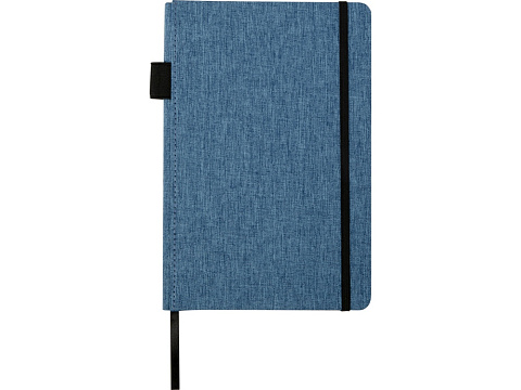 Блокнот Orin, формат А5, из переработанного ПЭТ, синий - рис 2.