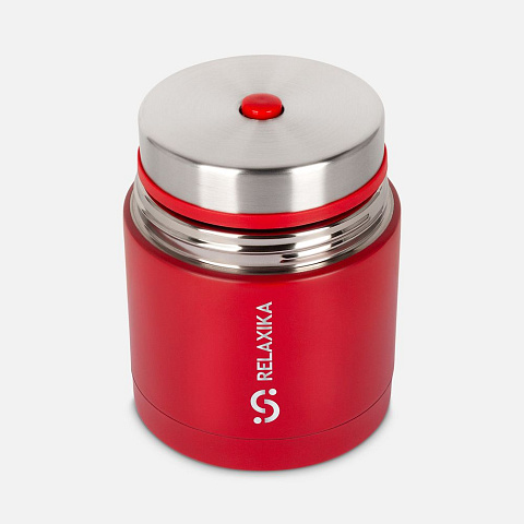 Термос для еды Relaxika 500, красный - рис 4.