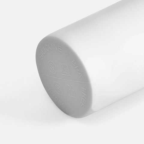 Складная бутылка для воды Langfossen, белая - рис 5.