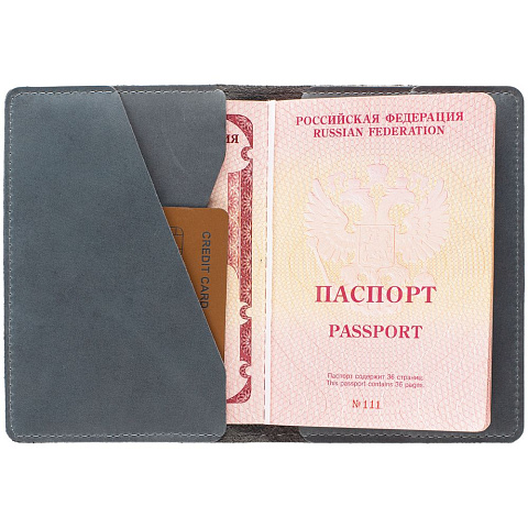 Обложка для паспорта inStream, серая - рис 7.