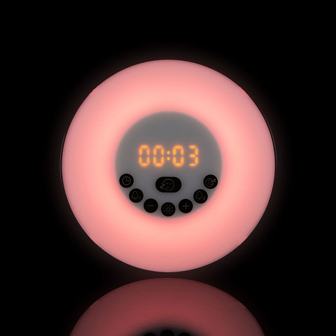 Лампа-колонка со световым будильником dreamTime, ver.2, черная - рис 19.