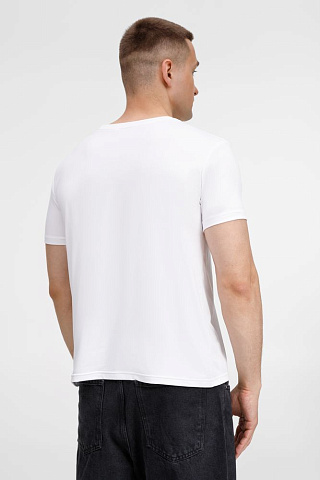 Футболка унисекс Senti, белая - рис 7.