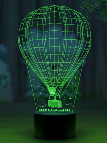 3D светильник Воздушный шар - рис 4.