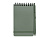 Блокнот Thalaasa формата А6 в твердой обложке из океанического пластика с шариковой ручкой - Зеленый яркий - миниатюра - рис 2.