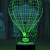 3D светильник Воздушный шар - миниатюра - рис 4.
