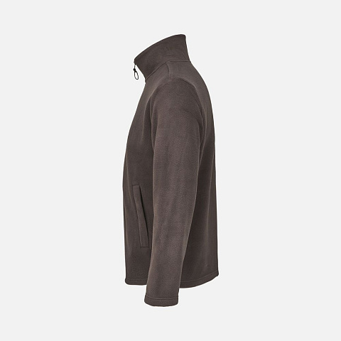 Куртка флисовая унисекс Nitro, коричневая - рис 4.