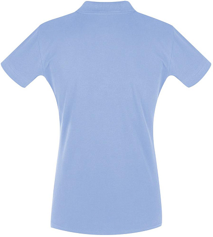 Рубашка поло женская Perfect Women 180 голубая - рис 3.