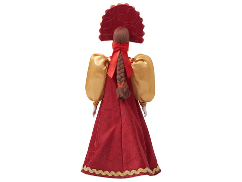 Подарочный набор: кукла фарфоровая, чай Малина с мятой, красный - рис 17.