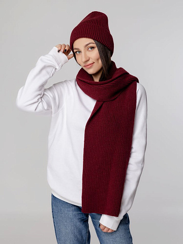 Шапка Tommi, бордовая - рис 7.