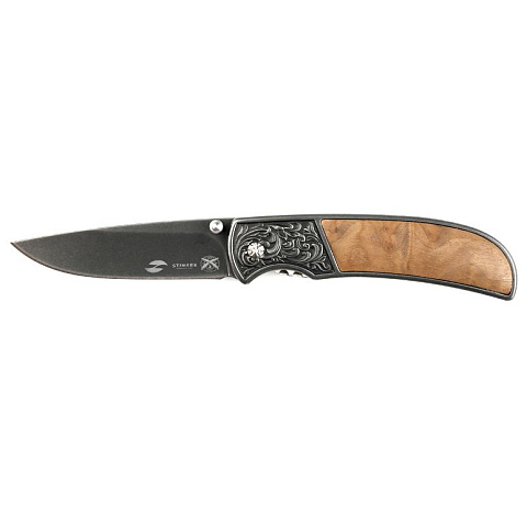 Складной нож Stinger S055B, коричневый - рис 2.