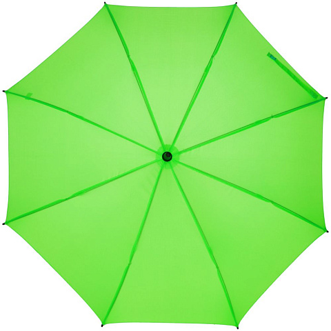 Зонт-трость Undercolor с цветными спицами, зеленое яблоко - рис 3.