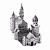 3D пазл Замок Нойшванштайн (металл) - миниатюра - рис 4.