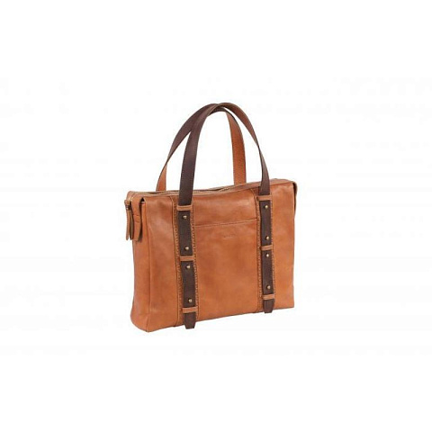 Кожаная сумка для ноутбука Business (коричневая) - рис 3.