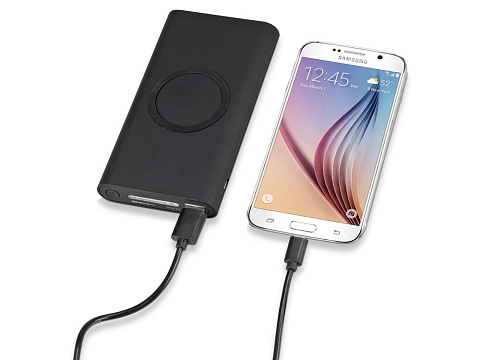 Портативный набор с беспроводным зарядным устройством (power bank) Force, 8000 mAh - рис 3.