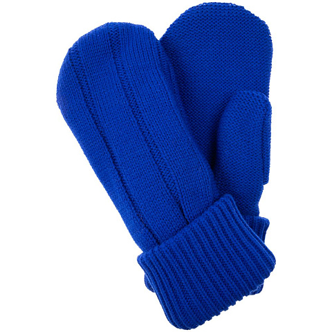 Варежки Knit Beat, синие - рис 3.