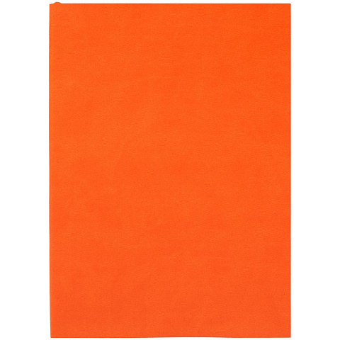 Ежедневник Flat, недатированный, оранжевый, без ляссе - рис 3.