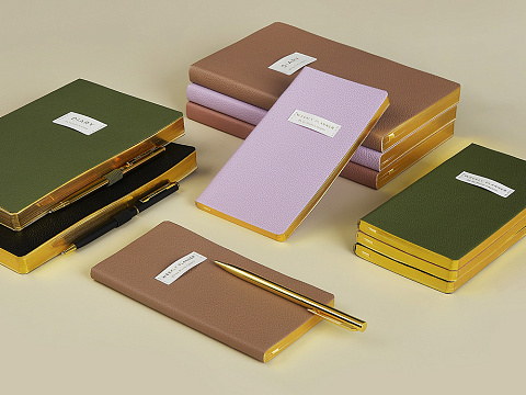 Еженедельник недатированный А6 Total beige с нашивкой, бежевый - рис 8.