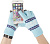 Сенсорные перчатки Snowflake, голубые - миниатюра - рис 3.