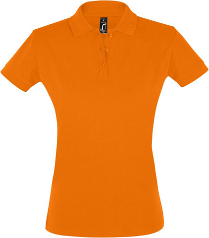 Рубашка поло женская Perfect Women 180 оранжевая - рис 2.