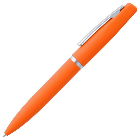 Ручка шариковая Bolt Soft Touch, оранжевая - рис 3.