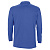 Рубашка поло мужская с длинным рукавом Winter II 210 ярко-синяя - миниатюра - рис 3.