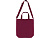 Сумка Helfer из хлопка на кнопке с регулирующейся лямкой, бордовый - миниатюра - рис 5.