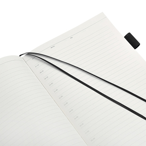 Ежедневник недатированный А5 Гранд на резинке, черный - рис 6.