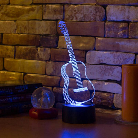 3D лампа Гитара - рис 4.