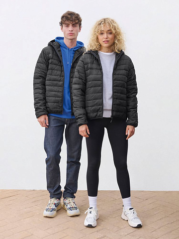 Куртка с капюшоном женская Stream Women, черная - рис 8.