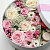 Макаруны с цветами Pink Rosarium XL (30см) - миниатюра - рис 2.