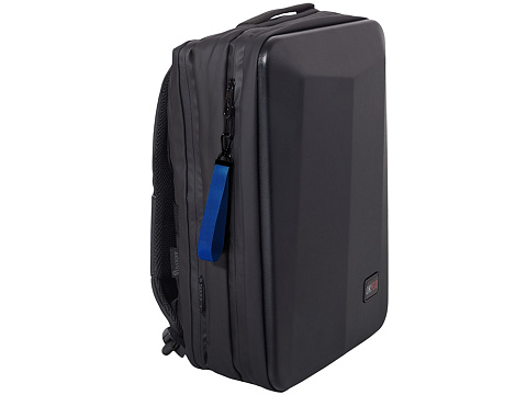 Ремувка с черным карабином Summit, 2 см, синий/черный - рис 3.