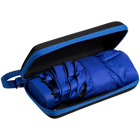 Зонт складной Color Action, в кейсе, синий - рис 2.