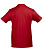 Футболка мужская с контрастной отделкой Madison 170, красный/белый - миниатюра - рис 3.