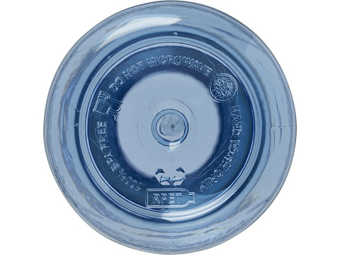 Illuminate бутылка для воды из переработанного PET-пластика, объемом 600 мл - Светло-синий - рис 5.