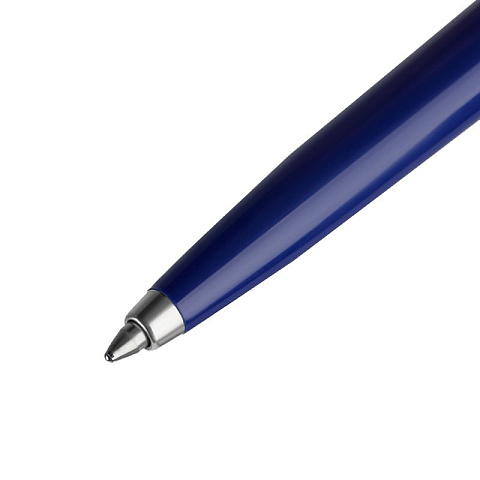 Ручка шариковая Parker Jotter Originals Navy Blue Chrome CT, темно-синяя - рис 4.