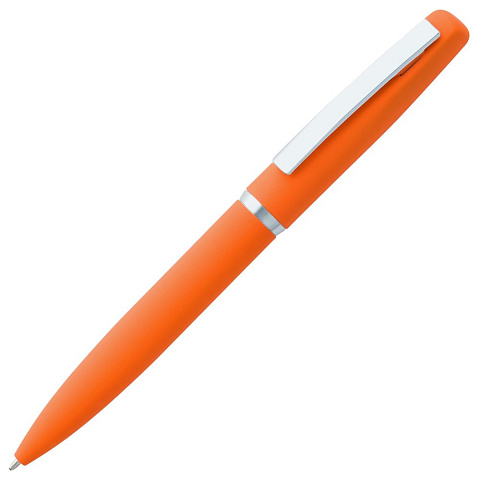 Ручка шариковая Bolt Soft Touch, оранжевая - рис 2.