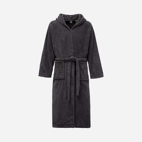 Халат флисовый Magic Mantle, темно-серый - рис 2.