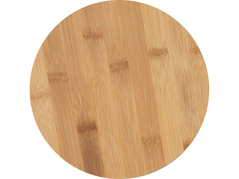 Салатник Bowl с бамбуковой крышкой, бежевый - рис 6.