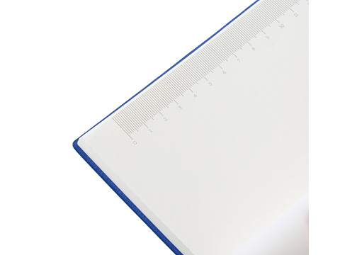 Набор блокнот в гибкой обложке А5 и металлическая шариковая ручка Nabokov, синий - рис 8.