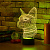 3D светильник Кошка - миниатюра - рис 5.