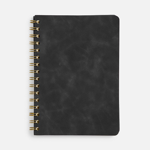 Ежедневник Spiral, недатированный, черный