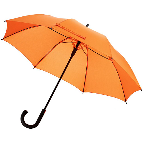 Зонт-трость Undercolor с цветными спицами, оранжевый - рис 2.