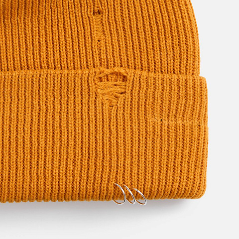 Шапка Ribelle, темно-желтая (горчичная) - рис 4.
