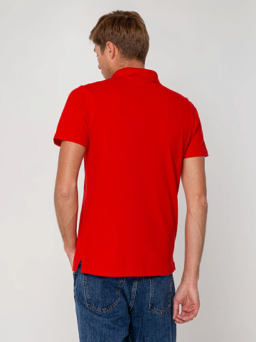 Рубашка поло Virma Light, красная - рис 8.