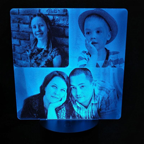 3D светильник с Вашей фотографией - рис 11.