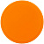 Лейбл из ПВХ Dzeta Round, L оранжевый неон - миниатюра