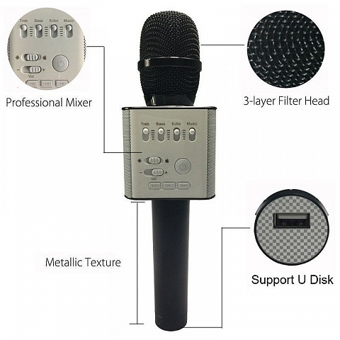 Микрофон с динамиком (караоке) - рис 5.